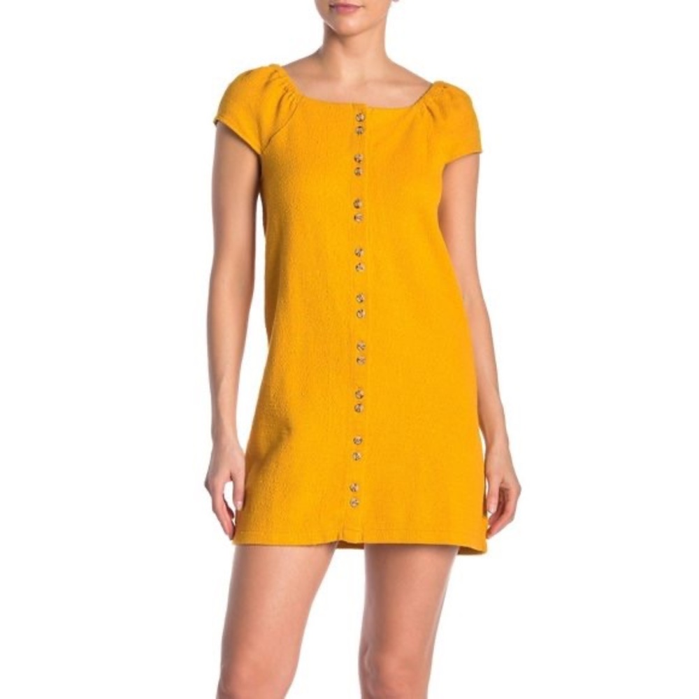 Madewell Texture & Thread Cap-Sleeve Dress - Picture 3 of 5